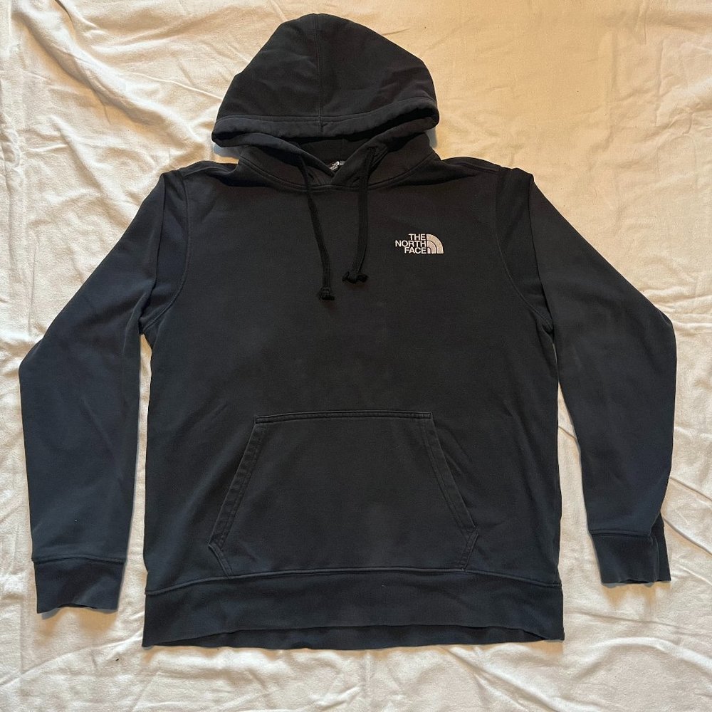 North Face Hoodie Mens Black & White